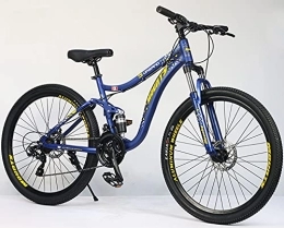 SHUI Mountainbike SHUI Mountainbike, 24.26.26.5.29in Hardtail-Mountainbike für Jungen, 21-Gang blue-27.5-Inch