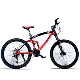 SIER Mountainbike SIER Mountainbike Student 26 Zoll Downhill-Offroad-Doppelscheibenbremse 27-Gang-Mountainbike Erwachsenenfahrrad Fahrrad, Red