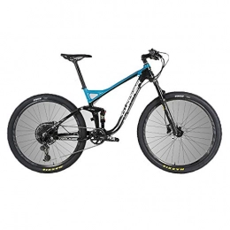 SIER Mountainbike SIER Weicher Schwanz vollgefederte Mountainbike-Rennen Auto 22 Männer reiten die Fahrradgeschwindigkeit Rennräder 27.5 Zoll, Blue