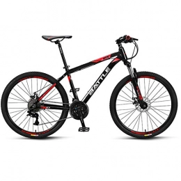  Mountainbike Stilvolle Mountainbike-Fahrräder 27-Gang-Doppelscheibenbremse 26-Zoll-Speichenrad, rot