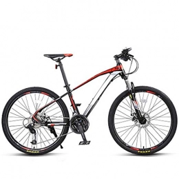 SupShop Mountainbike SupShop 27.5 Zoll Mountainbike, Doppelscheibenbremse Hardtail MTB, Vollfederung Antirutsch Mountain Bike, Fitness im Freien / Freizeitradfahren, 27 Speed, Black Red