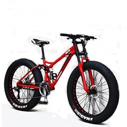 SYLOZ Mountainbike SYLOZ-URG Erwachsene Mountainbike 26 / 24-Zoll-Mountainbike Hohe Kohlenstoffstahl Cross Country Bike 21 / 24 / 27 / 30 Speed ​​Fahrrad Full Suspension Bike Ausgestattet mit Doppelscheibenbremse Mountainbike S