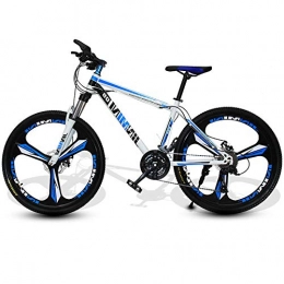 TANERDD Mountainbike TANERDD Mountainbikes 21 Geschwindigkeit 3 sprach Fahrradverstellbarer Sitz Mountainbike Doppelscheibenbremse Rahmen aus kohlenstoffhaltigem Stahl, Blau, 26in