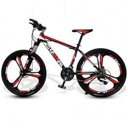 TANERDD Mountainbike TANERDD Mountainbikes 21 Geschwindigkeit 3 sprach Fahrradverstellbarer Sitz Mountainbike Doppelscheibenbremse Rahmen aus kohlenstoffhaltigem Stahl, Schwarz, 24in