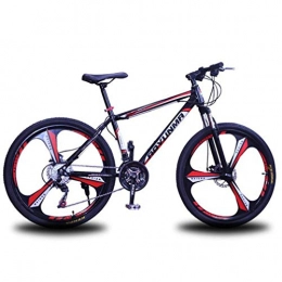 Tbagem-Yjr Fahrräder Tbagem-Yjr 20 Zoll Räder Mountainbikes, Variable Geschwindigkeit City Road Fahrrad Radfahren Unisex (Color : Black red, Size : 24 Speed)