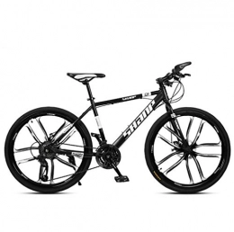 Tbagem-Yjr Fahrräder Tbagem-Yjr 26 Zoll City Mountainbike, Geländefahrrad Mit Variabler Geschwindigkeit Kohlenstoffstahl (Color : Black, Size : 30 Speed)