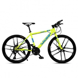 Tbagem-Yjr Fahrräder Tbagem-Yjr 26 Zoll Mountainbike, Dämpfung Variable Geschwindigkeit Rennrad for Erwachsene (Color : Yellow, Size : 21 Speed)