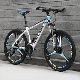 Tbagem-Yjr Fahrräder Tbagem-Yjr 26 Zoll-Männer Mountain Bike, Sport Und Freizeit Der Männer MTB-Bergfahrrad Dämpfung (Color : White Blue, Size : 24 Speed)
