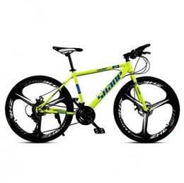 Tbagem-Yjr Fahrräder Tbagem-Yjr Mountainbike Mit 3 Messerrädern, 26-Zoll-Stadtrad-Geländefahrrad (Color : Yellow, Size : 27 Speed)