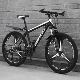 Tbagem-Yjr Fahrräder Tbagem-Yjr Pendler Stadt Hardtail Bike - Bergfahrrad Dämpfung Mountainbike (Color : Black White, Size : 21 Speed)