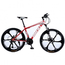 Tbagem-Yjr Mountainbike Tbagem-Yjr Sport Und Freizeit Fahrrad, Erwachsene Hart Mountainbikes Doppelaufhebung 26-Zoll-Rad (Color : Red White, Size : 27 Speed)