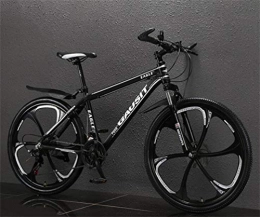 Tbagem-Yjr Fahrräder Tbagem-Yjr Unisex 26 Zoll Suspension Mountainbike Mit Variabler Geschwindigkeit Offroad-Herren MTB Sport Und Freizeit (Color : Black White, Size : 27 Speed)