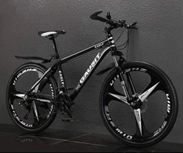 Tbagem-Yjr Fahrräder Tbagem-Yjr Unisex Mountainbike, 26-Zoll-Off-Road-Dämpfung Stadt Straßenfahrrad Mens MTB (Color : Black White, Size : 27 Speed)