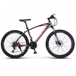 TBNB Mountainbike TBNB 24-Zoll-Mountainbike für Jugendliche / Erwachsene, Leichte Mountainbikes für Herren und Damen, Scheibenbremsen und Federgabeln, 21-30 Gänge (Rot 24Zoll / 21Speed)