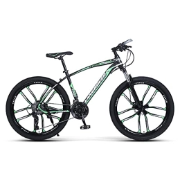 TBNB Mountainbike TBNB 26 Zoll Erwachsene Herren Mountainbike, 21-Gang, Scheibenbremse, Rennräder, Federgabel, Rennrad, Mehrere Farben (Grün 26 Zoll / 24 Gänge)