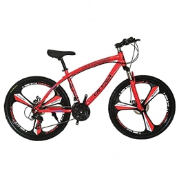 TBNB Mountainbike TBNB 26-Zoll-Mountainbike für Erwachsene, 21-30-Gang, Offroad-Bikes für Männer und Frauen, Outdoor-Rennräder, Scheibenbremsen, Federgabeln, Mehrfarbenoptionen (Rot, 21-Gang)