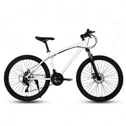 THENAGD Mountainbike THENAGD Mountainbike, Fahrrad 24 Geschwindigkeit Dual Disc Bremse 24 26 Zoll Einrad Variable Geschwindigkeit Fahrrad für MäNnliche Und Weibliche Studenten 24inches A-highwithwhitespokes