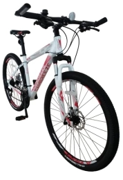 Totem Mountainbike Totem Cambreeze Modell Mountainbike / Fahrräder 27, 5 Zoll Rad Leichter Aluminiumrahmen 21 Gänge Shimano Scheibenbremse, weiß 2, 27.5