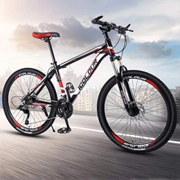 TRGCJGH Mountainbike TRGCJGH 26-Zoll-Mountainbikes Hardtail-Mountainbike Mit Doppelscheibenbremse Für Herren Rahmen Aus Kohlenstoffhaltigem Stahl Verstellbarer Fahrradsitz, 26 Inch-30speed