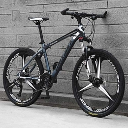 TRGCJGH Mountainbike TRGCJGH Mountainbike 26 Zoll Mountainbike Aus Kohlenstoffstahl Mit Variabler Geschwindigkeit 21 / 24 / 27 / 30 Speed ​​Bicycle Full Suspension MTB Riding, B-30speed