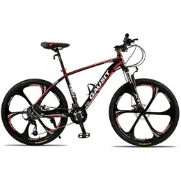 VANYA Mountainbike VANYA Mountainbike 26 Zoll 30 Geschwindigkeit Doppelscheibenbremse Fahrrad Aluminiumlegierung Rahmen Variable Geschwindigkeit Offroad-Zyklus, Rot