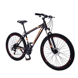 Vincci Store Mountainbike Vincci Store Mountainbike 21 Speed 29 Zoll Aluminium-Legierungsrahmen Mountainbike, geeignet für 1, 6-1, 8 Meter Fahrer, reduzieren Pendelzeit zur Schule und Arbeit (Orange)