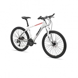 WEIZI Mountainbike WEIZI Rennrad, 27-Gang 26-Zoll-Rad-Rennrad, hydraulische Scheibenbremse Fahrrad, Aluminiumlegierung Buena Bicicleta de carretera prctica (Color : White, Size : 27 Speed)