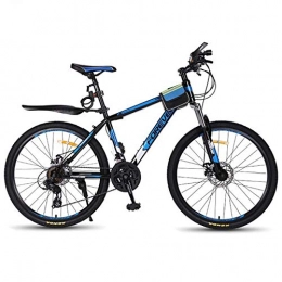 WLWLEO Mountainbike WLWLEO 24" / 26" Mountainbike für Herren Damen Adult Teen Doppelscheibenbremse Fahrrad Offroad Mountain Bikes 24 / 27 / 30 Geschwindigkeit Variable Geschwindigkeit Stoßdämpfende Bike, A, 24" 30 Speed