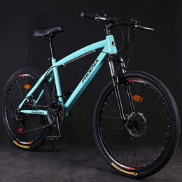 Wttfc Mountainbike Wttfc Hardtail MTB 24 Zoll für Jugend Damen, 21 / 24 / 27 Gang-Schaltung Erwachsenen Mädchen Fahrräder, Rahmen aus Kohlenstoffstahl Mountainbike mit Gabelfederung & Scheibenbremsen, Schwarz, 24 Speed