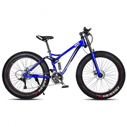 XHJZ Mountainbike XHJZ 24in Mountain Bike fr Mnner und Frauen, High Carbon Steel Doppelaufhebung Rahmen Mountainbike, 21 / 24 / 27 Geschwindigkeit Outroad Bike Spoke, D, 21 Speed