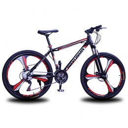 Xiaochao Mountainbike Xiaochao Mountainbike, 27-Gang-Stahlrahmen, Fahrrad Mit Variabler Geschwindigkeit, 26-Zoll-Rennrad Mit Einem Rad, BlackRed