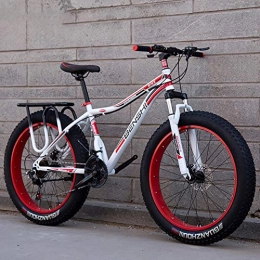 XIAOFEI Mountainbike XIAOFEI Fat Man breites und Dickes Mountainbike Big Tire Stoßdämpfer mit Variabler Geschwindigkeit Snowbike Beach Offroad Erwachsene Männer und Frauen Doppelauto, A2, 26