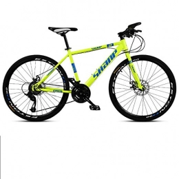 XIAOSHAN Mountainbike XIAOSHAN Mountain Bike Shifting Shock Absorber Adult Super Light Road Student Bicycle Men and Women 26 Inch New 30speed Fluorescentyellow