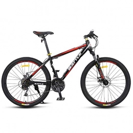 Xiaoyue Mountainbike Xiaoyue 24-Gang-Mountainbikes, 26-Zoll-Adult hochgekohlt Stahlrahmen Hardtail Fahrrad, Männer All Terrain Mountainbike, Anti-Rutsch-Bikes, Grün lalay (Color : Red)