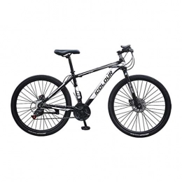 XSJJ Mountainbike XSJJ 26 Zoll Mountainbike Aluminiumlegierung Mountainbike Offroad-Radrennen mit Variabler Geschwindigkeit Leichtes Mountainbike aus Aluminiumlegierung mit doppelter Stoßdämpfung(Schwarz)