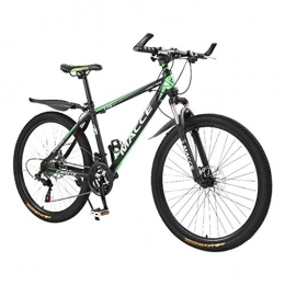 XSJJ Mountainbike XSJJ 26-Zoll-Mountainbike aus Kohlenstoffstahl 24-Gang-Fahrrad mit Vollfederung MTB Jugend MäDchen Herren Jungen Damen MTB Fahrrad Mountainbike Federgabel Jugendfahrrad Kinderfahrrad Bike(Grün)