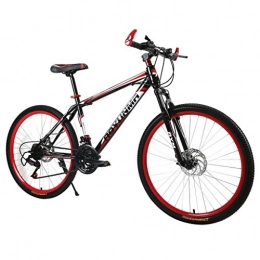 XSJJ Mountainbike XSJJ 26 Zoll Offroad Mountainbike Mountainbike mit 21-Gang-Doppelscheibenbremsen faltbares Sport- / Mountainbike / Fitness im Freien / Freizeitradfahren (rot)