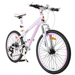 XYZLEO Mountainbike XYZLEO Mountainbike 24 Geschwindigkeit Mountainbikes 24 Zoll Licht Mode Niedriger Polrahmen Entworfen FüR Damen Fahrrad Stabile Leistung DäMpfung MTB Praktisch Doppelscheibenbremse MTB