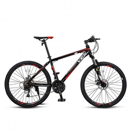 XYZLEO Mountainbike XYZLEO Mountainbike 24 Geschwindigkeit Mountainbikes Erwachsene 27, 5 Zoll Mode Aluminiumlegierung Licht Mountainbike Herren Stabile Leistung DäMpfung Staubdicht Doppelscheibenbremse MTB, Schwarz