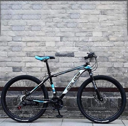 ZTBXQ Mountainbike ZTBXQ Fitness Sport im Freien Falten Variable Geschwindigkeit Mountainbike Aluminiumlegierung Rahmen Fahrräder Doppelscheibe Bremse Strand Schneemobil Fahrrad 26-Zoll-Räder Blau 24-Gang