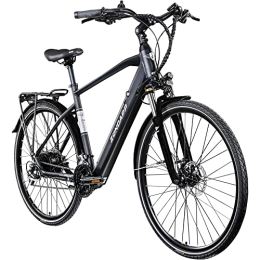 Zündapp Mountainbike Zündapp Z810 Herren E-Bike Trekkingrad Pedelec E-Trekkingrad Fahrrad Trekking Bike StVZO (schwarz, 52 cm)