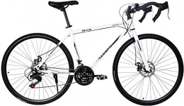 SYCY Fahrräder 26-Zoll-Aluminium-Rennrad mit Vollfederung 21-Gang-Scheibenbremsen 700c City-Rennrad Carbon Steel Travel Bicycle Cycling Fitness