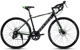 GJZM Rennräder GJZM Mountainbikes Adult Rennrad 14-Gang 700C Räder Rennrad Leichtmetallrahmen Fahrrad mit Scheibenbremsen Perfekt für Straßen- oder Schotterwege Touren Grau-Grau