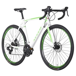 KS Cycling Rennräder Gravelbike 28'' Xceed weiß-grün RH 54 cm KS Cycling