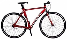 IMBM Fahrräder JDC-R100, 700C Profi Rennrad for Männer & Frauen, Lernender Fahrrad, High Precision Kardanantrieb, No-Kette, Inner 3 Speed (Color : Red A)