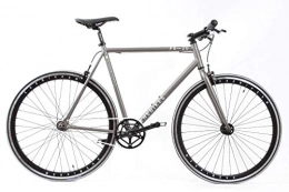 KHEbikes Fahrräder KHE Fixie Singlespeed FX20 57cm 2-Gang Automatix matt Satin grau 40mm Felgen