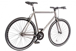 KHEbikes Fahrräder KHE Fixie Singlespeed FX20 57cm 2-Gang Sturmey Archer matt Satin grau 40mm Felgen