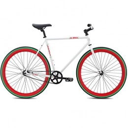 SE Bikes Rennräder SE Bikes 700c Draft Fixie Singlespeed Fixed Gear Bike für Damen ca 155-175 cm, Farbe:Weiss, Rahmengrösse:49 cm