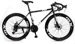 XSLY Rennräder XSLY 2020 Neue 26-Zoll-Straße Mountainbike 24-Gang-Scheibenbremsen vorne und hinten Fahrräder for Frauen Männer Erwachsener Geeignet for Höhe: 160-185cm (Color : Schwarz)