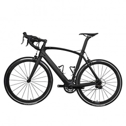 YDZ Rennräder YDZ   Carbon Frame Rennrad 700C Leichtmetallrad Drahtreifen Gabel Sattelstütze   Fahrräder, 440 ud matt, 49 cm (170 cm - 175 cm)